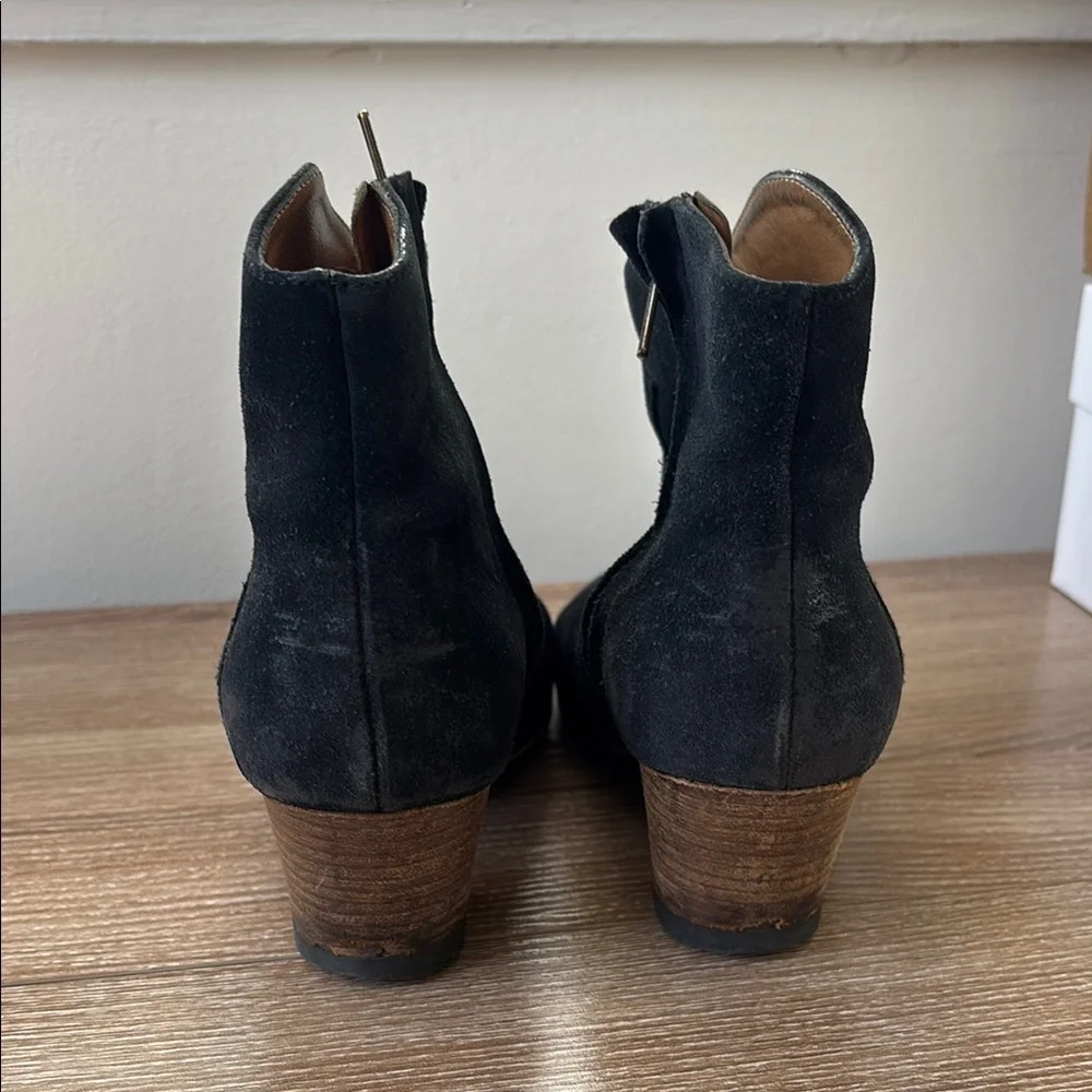 Isabel Marant Women's Black Suede Ankle Boots - Picture 5 of 11